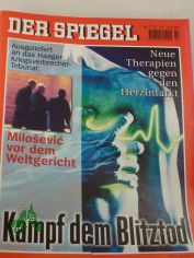 DER SPIEGEL 27/2001, Kampf dem Blitztod, neue Therapien gegen den Herzinfarkt