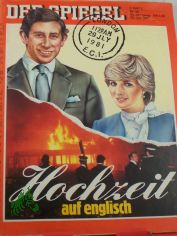DER SPIEGEL 30/1981, Hochzeit auf englisch