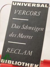 Das Schweigen des Meeres : Erz�hlungen ; aus d. Franz. / Vercors. �bers. von Kurt Stern ...