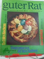 1/1985, Etagengarten f�r den Balkon, zwei Tische zum selbermachen die mit dem Ausziehprinzip und mit Rollen funktionieren (siehe Foto)