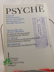 1/27, 1973, Zum Verh�ltnis von Psychoanalyse und psychosomatischer Medizin