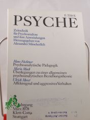 3/32, 1978, Psychoanalytische �berlegungen zur Struktur menschlicher Beziehungen