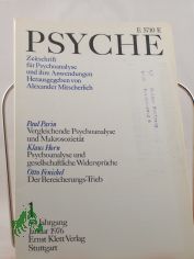 1/30, 1976, Klaus Horn Psychoanalyse und gesellschaftliche Widerspr�che