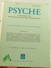 XXI/1-3, 1967, Jacques Berna ( Ich-Psychologische Deutungstechnik und. Kinderanalyse