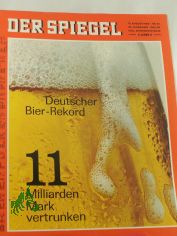 33/1968, Deutscher Bier Rekord, 11 Milliarden Mark vertrunken