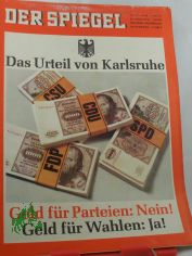 31/1966, Das Urteil von Karlsruhe Geld f�r Parteien: Nein! Geld f�r Wahlen: Ja!