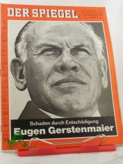 4/1969, Schaden durch Entsch�digung, Eugen Gerstenmaier