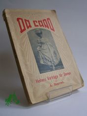 Da capo, Heitere Vortr�ge f�r Damen, eine Sammlung scherzhafter Deklamationsgedichte