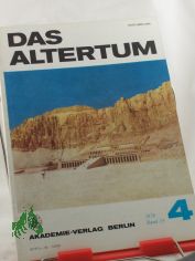 Das Altertum, Band 24, Heft 4, 1978