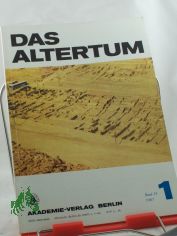 Das Altertum, Band 33, Heft 1, 1987