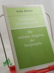 Einf�hrung in Lenins Schrift 