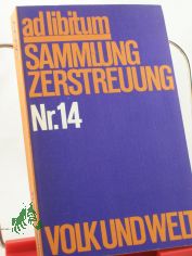 Sammlung Zerstreuung, Nr. 14