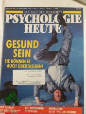 1/1991, Gesund sein, sie k�nnen es auch �bertreiben