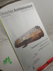 3/2011, Tempor�res Bauten f�r kurze Zeit