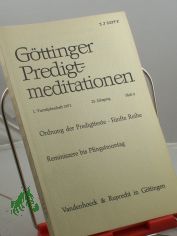 Ordnung der Predigttexte, F�nfte Reihe, Reminiszere bis Pfingstsonntag,  Heft 3, 1971
