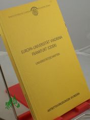 Europa Universit�t Viadrina, Frankfurt (Oder), Universit�tsschriften, Antriitsvorlesungen VII Reden