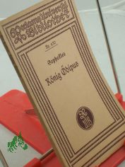 Sophokles Trag�dien. Teil,  K�nig �dipus.