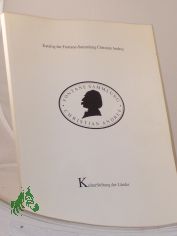 Katalog der Fontane-Sammlung Christian Andree / Kulturstiftung der L�nder. Autor: Christian Andree