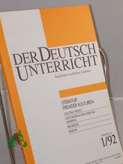 1/1992, Literatur fremder Kulturen