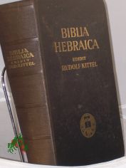Biblia Hebraica. Adjuvantibus W. Baumgartner, G. Beer, J. Begrich, J.A. Bewer, F. Buhl, J. Hempel, F. Horst, M. Noth, O. Procksch, G. Quell, T.H. Robinson, W. Rudolph, H.H. Schaeder. Textum Masoreticum curavit P. Kahle. Editionem tertiam de