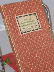 Briefe des Generalfeldmarschalls Graf Helmuth von Moltke / Ausgew. u. mit e. Einf. hrsg. v. Friedrich v. Cochenhausen