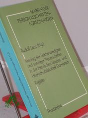 Katalog der Leichenpredigten und sonstiger Trauerschriften in der Hessischen Landes- und Hochschulbibliothek Darmstadt. -