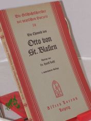 Die Chronik / Otto von St. Blasien. �bers. v. Horst Kohl