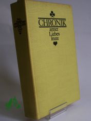 Chronik armer Liebesleute : autor. �bers. / Vasco Pratolini. Dt. v. Werner Jakob Buerkle