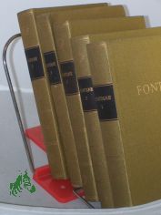 Werke ||Fontanes Werke : in f�nf B�nden / Fontane. Ausgew. u. eingel. von Hans-Heinrich Reuter Mehrteiliges Werk