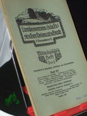 Mitteilungen Heft 3-4; 1926