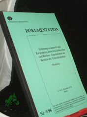 Erfahrungsaustausch und Kooperation zwischen polnischen und Berliner Unternehmen im Bereich des Umweltschutzes, Workshop, 2. bis 4. Dezember 1996
