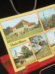 Thale (Kreis Quedlinburg) Bergstation, Personenschwebebahn, Gastst�tte auf dem Hexentanzplatz, Brockenhexe, Teufelsmauer bei Neinstedt, Farbfotos Voland Magdeburg, Sch�tze Halle