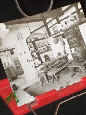 Kohren-Salis, Kreis Geithain, T�pfermuseum, T�pferwerkstatt mit Wohnecke, 1972, Foto K�hn