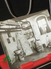 Kohren-Salis, Kreis Geithain, T�pfermuseum, T�pferwerkstatt mit Tonberg und Glasurm�hle