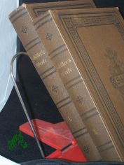 Schiller, Friedrich: S�mtliche Werke  Band 1 und 2, marmorierter Schnitt, schwarzgepr�gt, golgepr�gter Titel auf dem R�cken