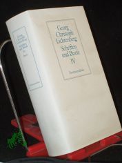 Schriften und Briefe IV, Hrsg. v. Wolfgang Promies