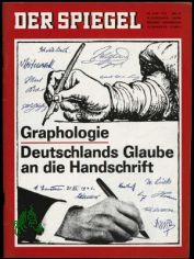 27/1965, Graphologie Deutschlands Glaube an die Handschrift
