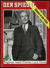 44/1963, Englands neuer Premier Lord Home