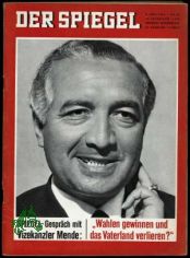 23/1964, Spiegel Gespr�ch mit Vize Kanzler Mende, Wahlen gewinnen und das Vaterland verlieren?