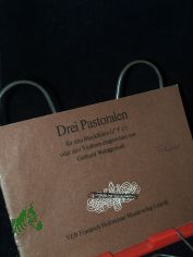 Drei Pastoralen f�r drei Blockfl�ten (c'', f', c') oder drei Violinen / eingerichtet von Gerhard Wohlgemuth