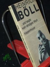 ... und sagte kein einziges Wort : Roman / Heinrich B�ll