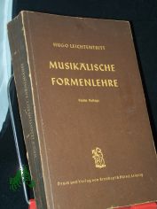 Musikalische Formenlehre / Hugo Leichtentritt