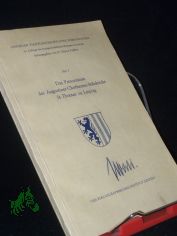 Das Patrozinium der Augustiner-Chorherren-Stiftskirche St. Thomae zu Leipzig : Untersuchungen zur Fr�hgeschichte d. Bach-Kirche u.d. Leipziger Altstadt / Carl Niedner