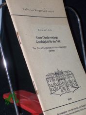 Unser Glaube verlangt Gerechtigkeit f�r das Volk : das 