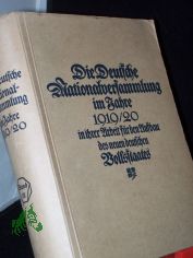 Die Deutsche Nationalversammlung im Jahre 1919 in ihrer Arbeit f�r den Aufbau des neuen deutschen Volksstaates  Teil: Bd. 3