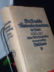 Die Deutsche Nationalversammlung im Jahre 1919 in ihrer Arbeit f�r den Aufbau des neuen deutschen Volksstaates  Teil: Bd. 7