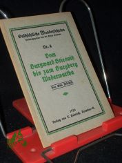 Vom Burgward Briesnitz bis zum Burgberg Niederwartha / von Otto M�rtzsch