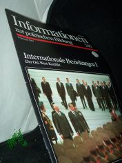 Neudruck 2003, Internationale Beziehungen I