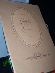 Goethe : Gedichte in Liedern seiner Zeitgenossen und im Volkslied