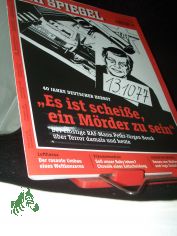 35/2017, Es ist schei�e, ein M�rder zu sein, Peter J�rgen Boock